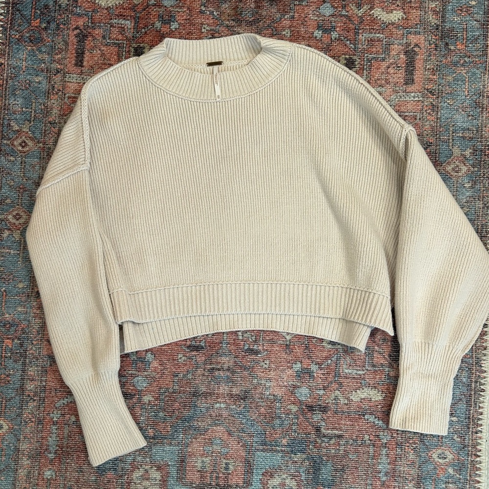 Free People Easy Street Crop Sweater